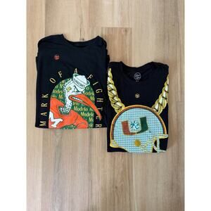 Dyme Lyfe Miami Hurricanes T Shirt Bundle Size Medium